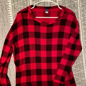 Old Navy size small buffalo print long sleeve
